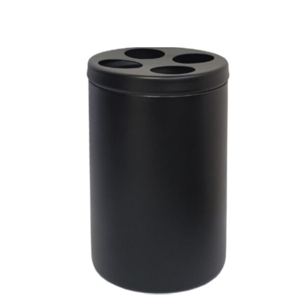 כוס למברשות שיניים BLACKY שחור מט