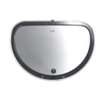 ⁦פח MIRAGE SEMI-ROUND חצי עיגול 47 ליטר נירוסטה EKO⁩ – תמונה ⁦3⁩